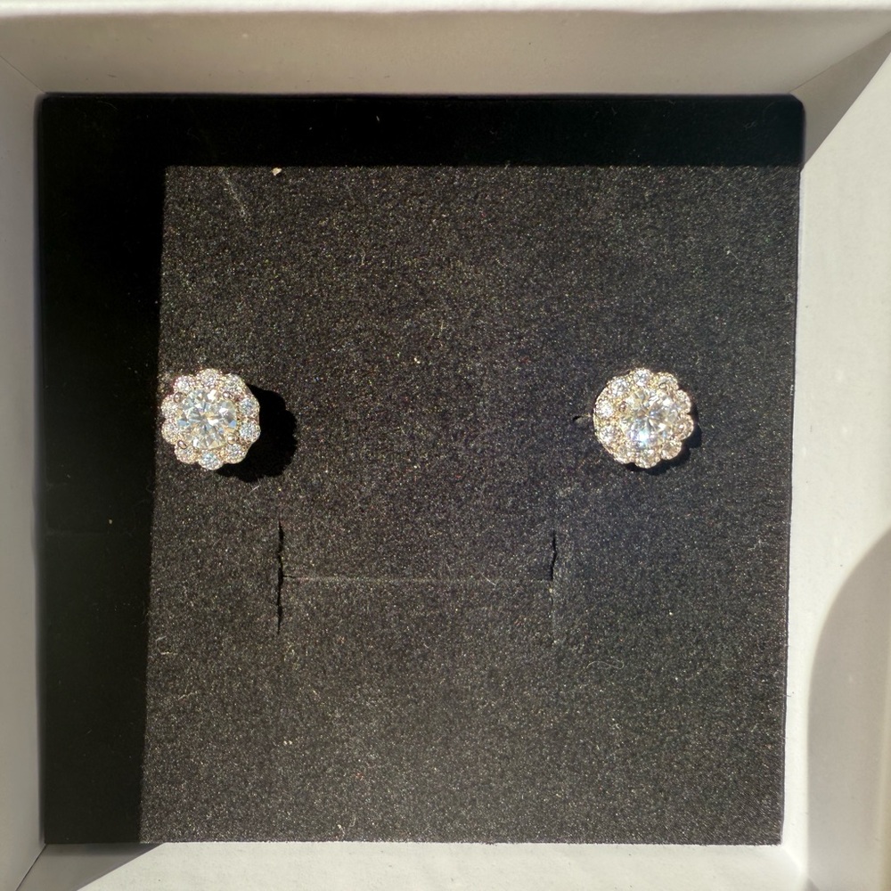 Elegant Silver Stud Earrings